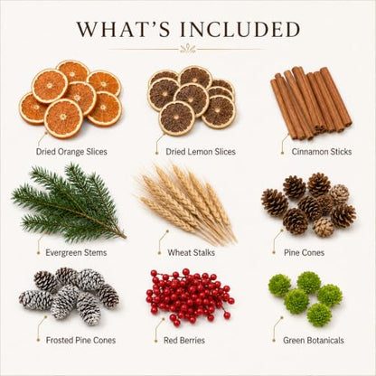 DIY Citrus & Cinnamon Potpourri Kit for Home Fragrance & Decor