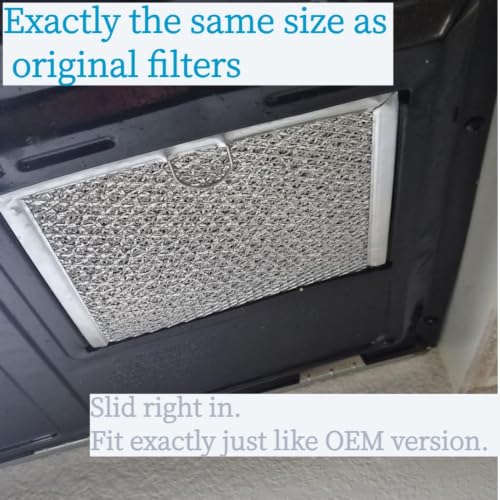 Microwave Grease Filter Replacement 6.81 x 6.34in Fits GE Samsung Kenmore