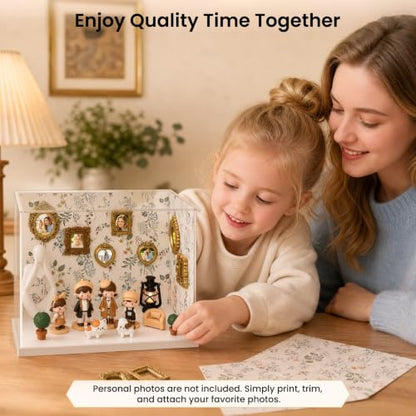 Family DIY Mini Museum Kit Shadow Box Keepsake Display - TEKCHIC
