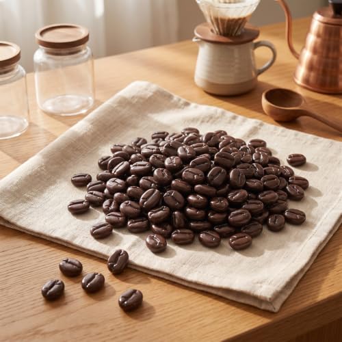Fake Coffee Beans Decor Set - Resin Artificial Coffee Bean Props for Home & Craft