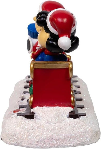 Kurt Adler Musical Train Table Décor - Battery Operated Peanuts Design | Perfect Holiday Decoration