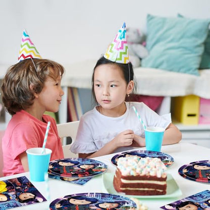 Red Coraline Party Supplies Set for Birthday Decorations - 40 Pieces