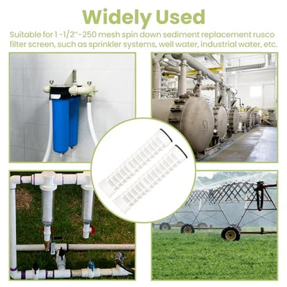 1-1/2 Inch 250 Mesh Spin Down Sediment Filter Screen Replacement for Well Water