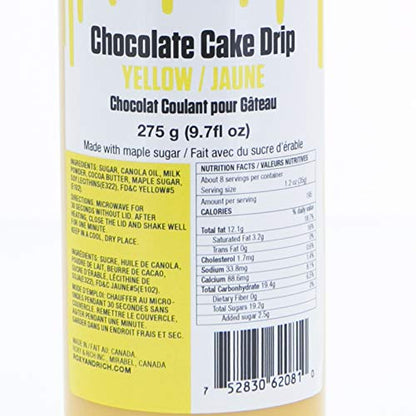 Roxy and Rich Chocolate Cake Drip 275 Grams, Yellow