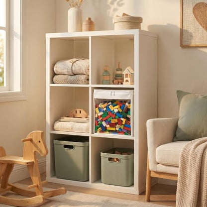 Clear Storage Organizer Bin with Floor Mat and Lid - Kids Toy Storage