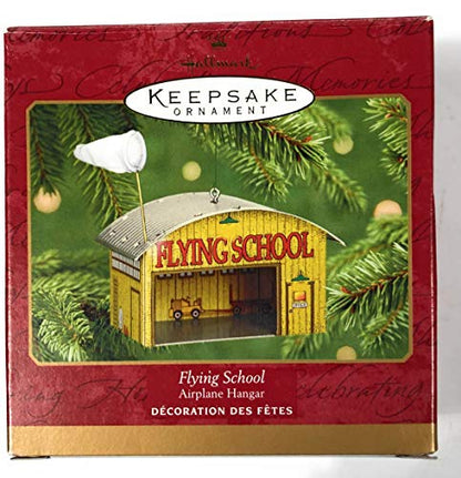 Christmas Tree Ornaments Flying School Airplane Hangar Decoration