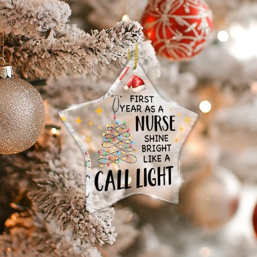 Funny Nurse Christmas Ornament Gift for Nurse Practitioner RN Nursing Student - Nurse 2 Variation