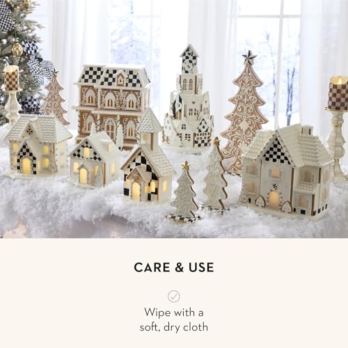 Illuminated Gingerbread House Decor - Christmas Table Centerpiece