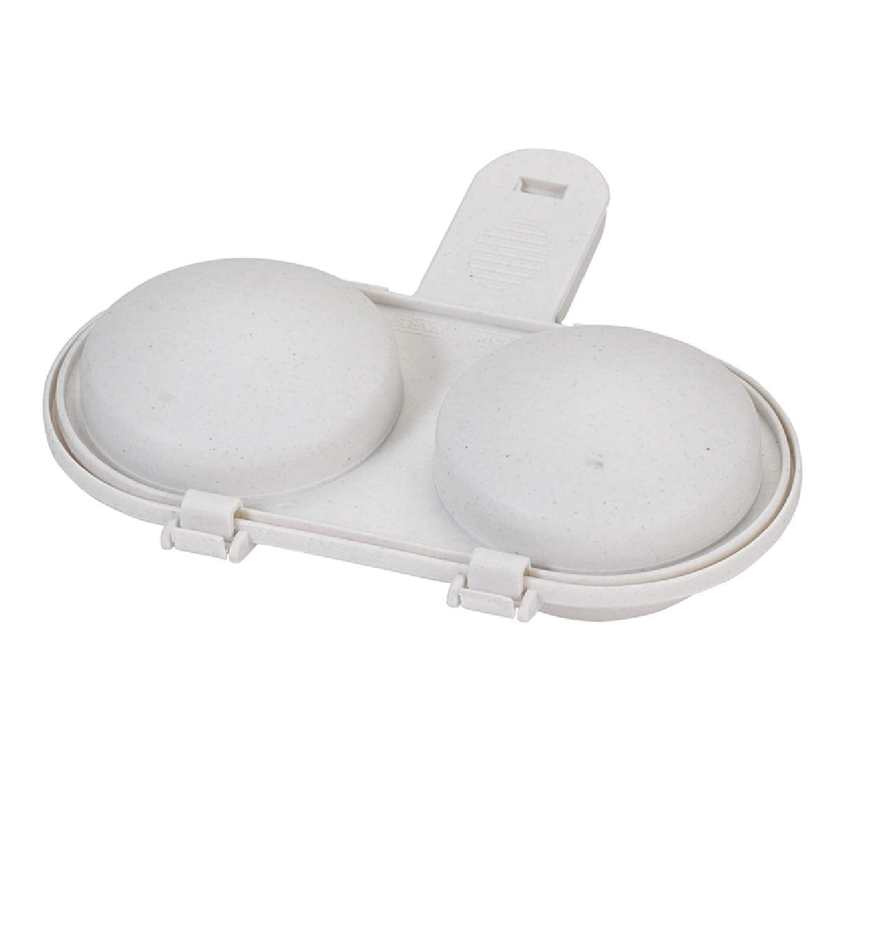 Nordic Ware 7-1/4 in. W x 6-3/8 in. L White Egg Poacher