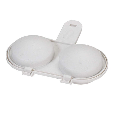 Nordic Ware 7-1/4 in. W x 6-3/8 in. L White Egg Poacher