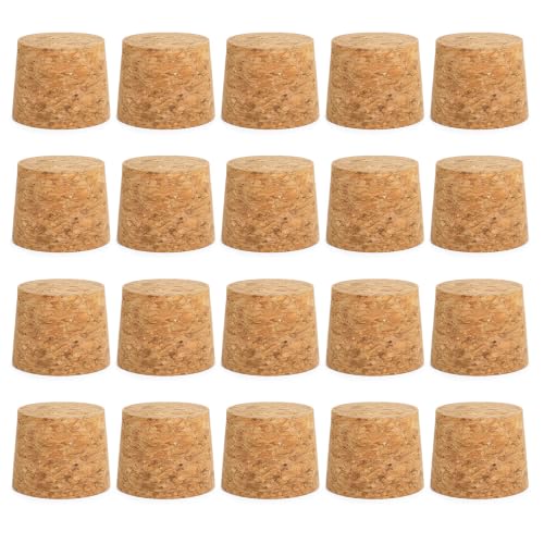 20 Pack Cork Bottle Stoppers for Wine, Beer, and Crafting