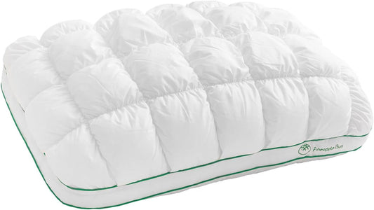 YOUR MOON Fluffy Support Bed Pillow - Queen Size, Super Soft Down-Alternative Filling for Side Sleepers | Luxury Hotel Quality (White)