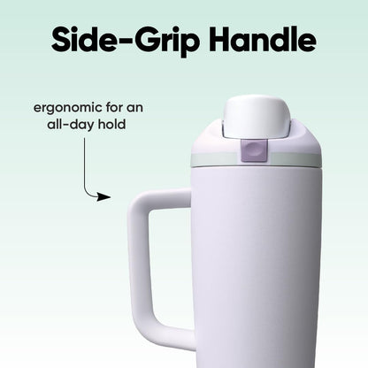 Owala FreeSip Tumbler - 30-Oz. Stainless Steel - Blue | Leak-Proof Design for On-the-Go Hydration