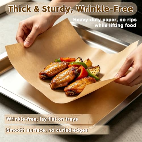 300 PCS Baking Parchment Paper Sheets - Non-Stick, Food Grade, 8x6 Inches