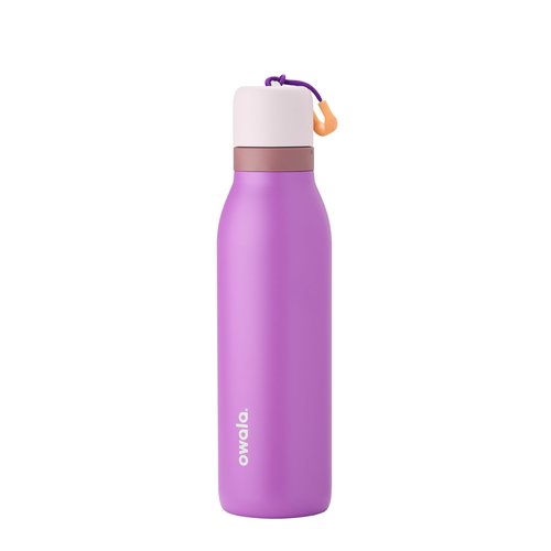 Owala FreeSip Twist Insulated Stainless Steel Water Bottle with Straw for Sports and Travel, BPA-Free, 18-oz, Purple (California Grapevine)