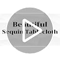 Sequin Rectangle Tablecloth 90x132 Inches Hot Pink Glitter Linen for Weddings & Parties - Variation: Hot Pink / 132" x 90"