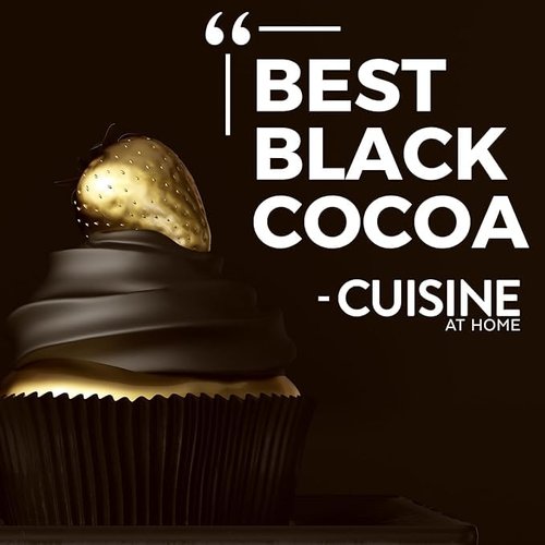 Black Cocoa Powder - 8 Oz | Achieve Rich Chocolate Flavor for Baked Goods | Dutch-Processed & Unsweetened