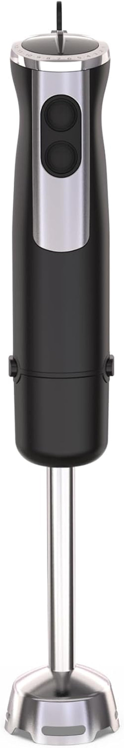 Immersion Blender - Handheld Electric Stick Mixer with 12 Speeds & Turbo Mode for Smoothies, Soups, Baby Food