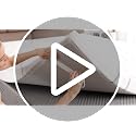 Queen Ultra Firm Mattress Topper - Supportive Foam, White, 3 Inch