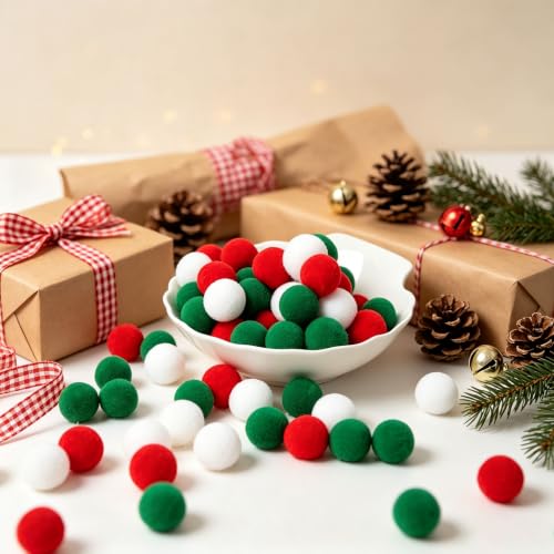 Artificial Snowballs Set 100 Pieces for Indoor Outdoor Snow Fight & Winter Decor