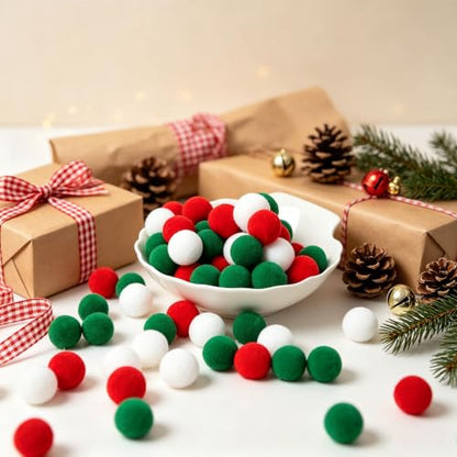 Artificial Snowballs Set 100 Pieces for Indoor Outdoor Snow Fight & Winter Decor