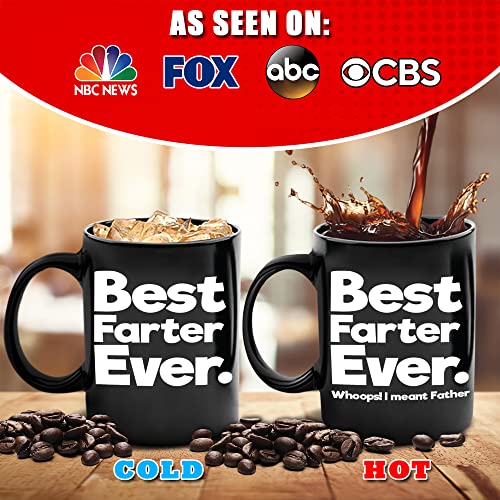 Silly Best Farter 12oz Color Changing Mug - Funny Father's Day Gift for Dads