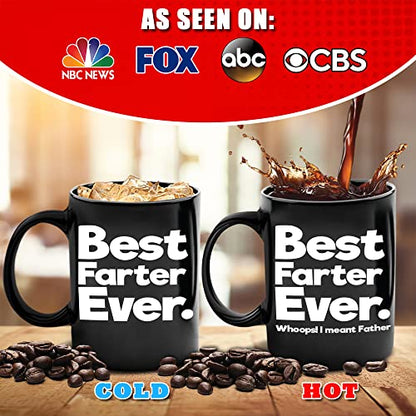 Silly Best Farter 12oz Color Changing Mug - Funny Father's Day Gift for Dads