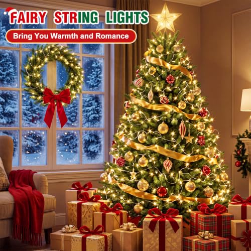 3-Pack USB Fairy String Lights 6.56ft 20 LED Warm White Indoor Decor - Variation 3