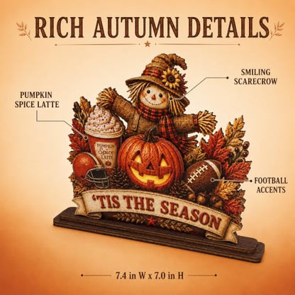 Fall Wooden Sign Plaque - Tis The Season Fall Halloween Decor - Variation of This Listing