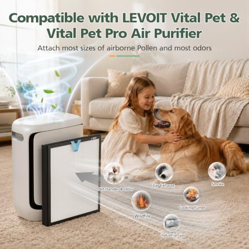 Pet Air Purifier Filter Replacement for LEVOIT Vital Pet Pro