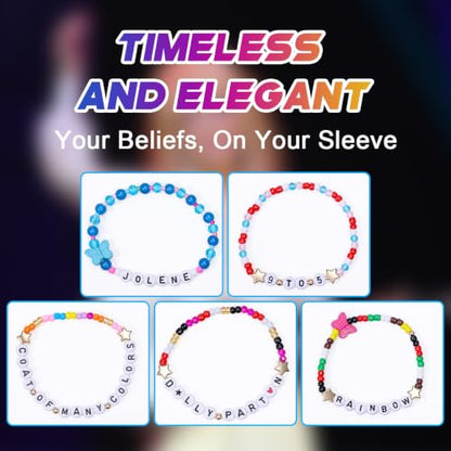 Dolly Costume Jewelry Gift Set - 5 Pcs Inspired Bracelets for Costumes