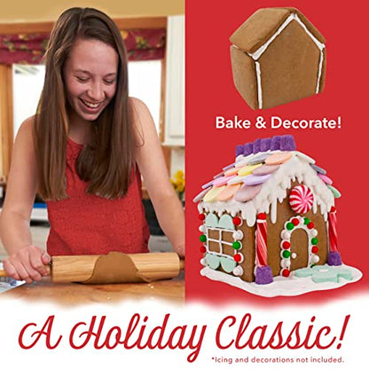 Mini Gingerbread House Cookie Cutter Set - Made in USA, 2 Pieces