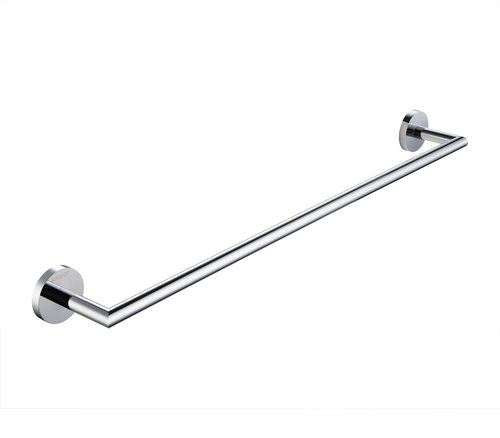 BUVELOT Towel Racks for Bathroom, Chrome Towel Bar, Wall Mounted Towel Holder, Modern Hotel Style Bath Towel Rail, Brass, 077070-CR Leo Series