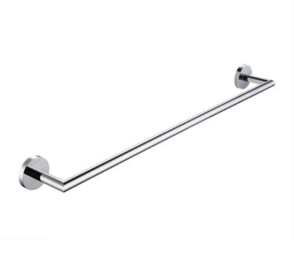 BUVELOT Towel Racks for Bathroom, Chrome Towel Bar, Wall Mounted Towel Holder, Modern Hotel Style Bath Towel Rail, Brass, 077070-CR Leo Series