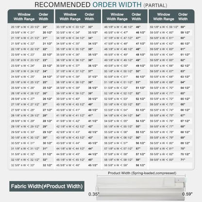 No Drill Zebra Blinds for Windows - Day and Night Roller Shades, 34x64 Inches