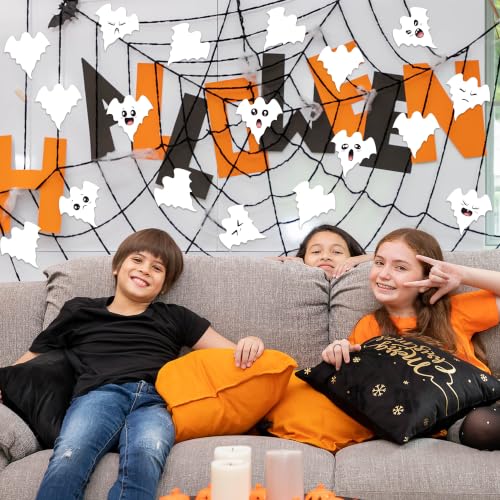 Halloween Ghost Paper Cutouts for Bulletin Boards and Crafts, 4 Inch, 100 Pieces