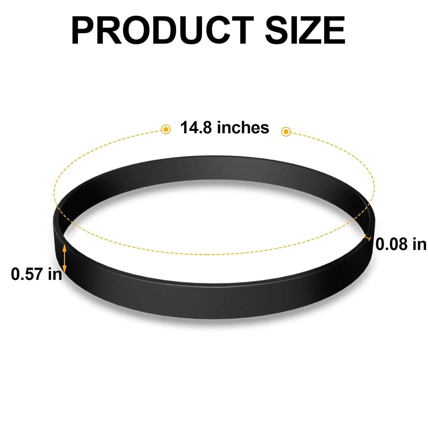 Vacuum Belt Compatible for Bissell 7/9/10/12/14/16 p/n 3031120 4PCS Pet Vacuum Cleaner Belt Replacement PN 2031093 3031123 32074 1606929