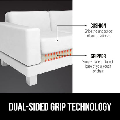 Gorilla Grip Armchair Slide Stopper - Non-Slip Gripper for Sofa, Couch & Chair Cushions - Easy Trim Design