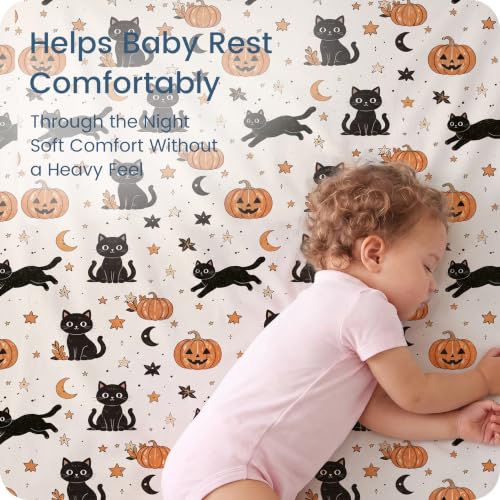 Moonlight Halloween Pack N Play Sheets for Graco Mini Crib - 2 Pack