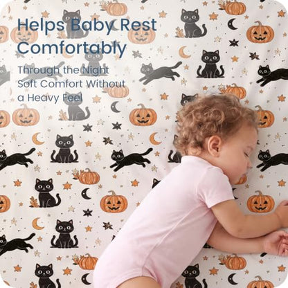 Moonlight Halloween Pack N Play Sheets for Graco Mini Crib - 2 Pack