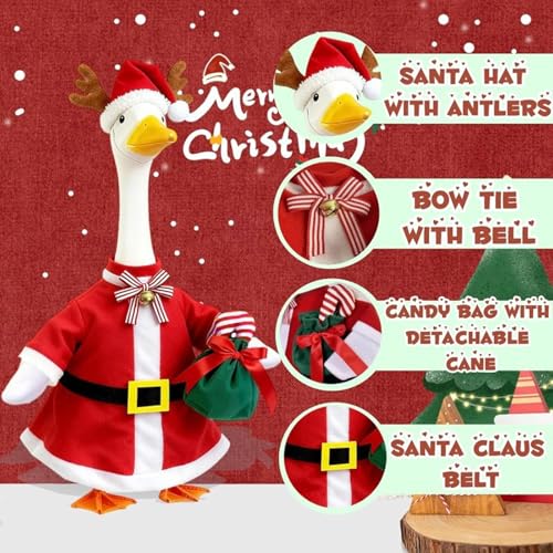Christmas Porch Goose Costume with Hat & Scarf - Snowman & Santa Outfit