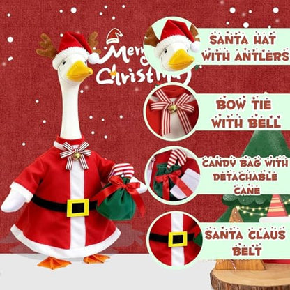 Christmas Porch Goose Costume with Hat & Scarf - Snowman & Santa Outfit