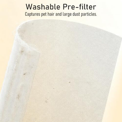 2 Pack HEPA Air Purifier Filters for DREO 539/539S - Replacement Compatible with DR-HAP009/009S