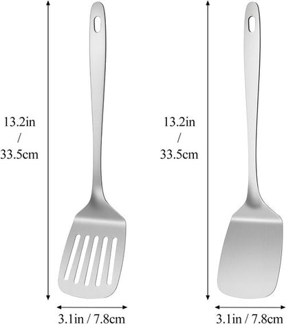 Chefbee 3L Double-Wall Stainless Steel Ice Bucket and 2PCS Metal Spatula Set