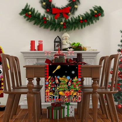 Christmas Table Runner 13x72 Inch Seasonal Holiday Home Decor