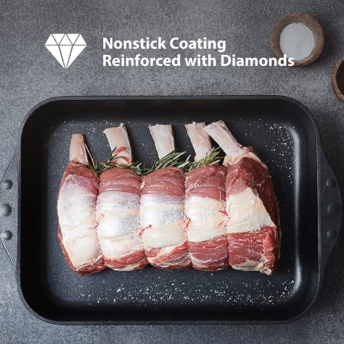 Swiss Diamond HD Nonstick Casserole with Glass Lid - 3.2 Quart - Diamond Reinforced
