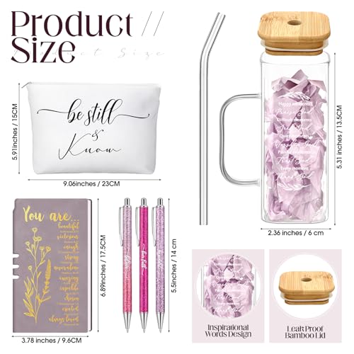 Christian Gifts Set for Women Bible Study Supplies Purple - Inspirational Faith Gift