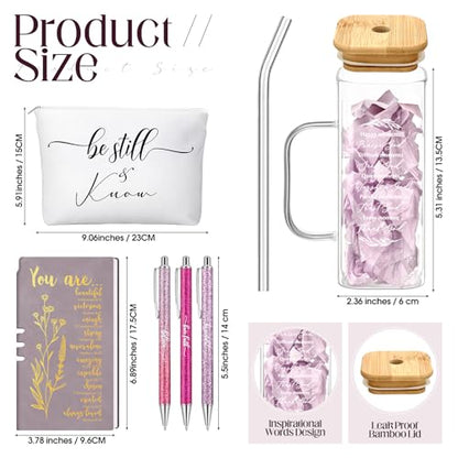 Christian Gifts Set for Women Bible Study Supplies Purple - Inspirational Faith Gift