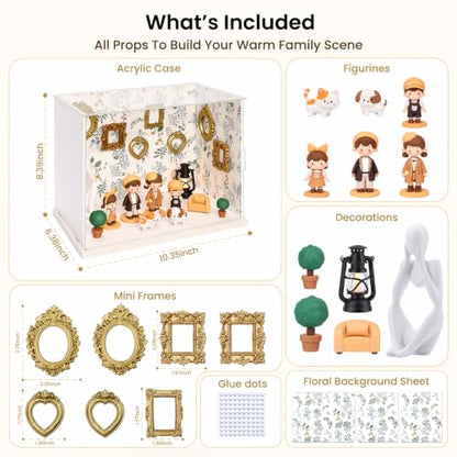 Family DIY Mini Museum Kit Shadow Box Keepsake Display - TEKCHIC