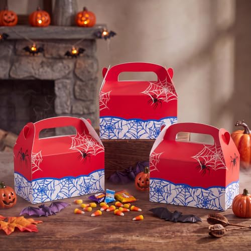 Marspark 12 Pack Spider Web Cartoon Party Favor Gift Boxes - Birthday Decorations Variation of This Listing